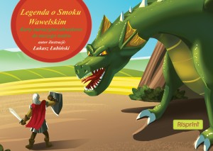 " Legenda o Smoku Wawelskim "  książka kamishibai 