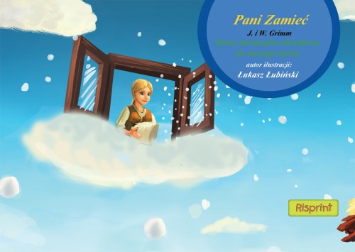 Kamishibai "Pani Zamieć" knk-R10 - Wydawnictwo Risprint, publikacje z serii: legendy kamishibai, baśnie kamishibai, bajki kamishibai    