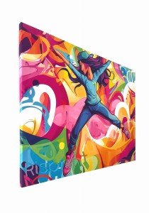 Obraz na płótnie - Taneczna Ekspresja