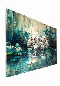 Obraz na płótnie - Odbicie Dzikiej Natury