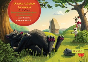 "O wilku i siedmiu koźlątkach"  książka kamishibai 