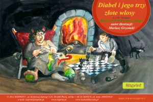 "Diabeł i jego trzy złote włosy" książka kamishibai 